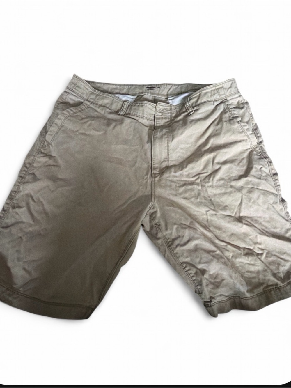 Old Navy Men's Flat Front Tan Shorts